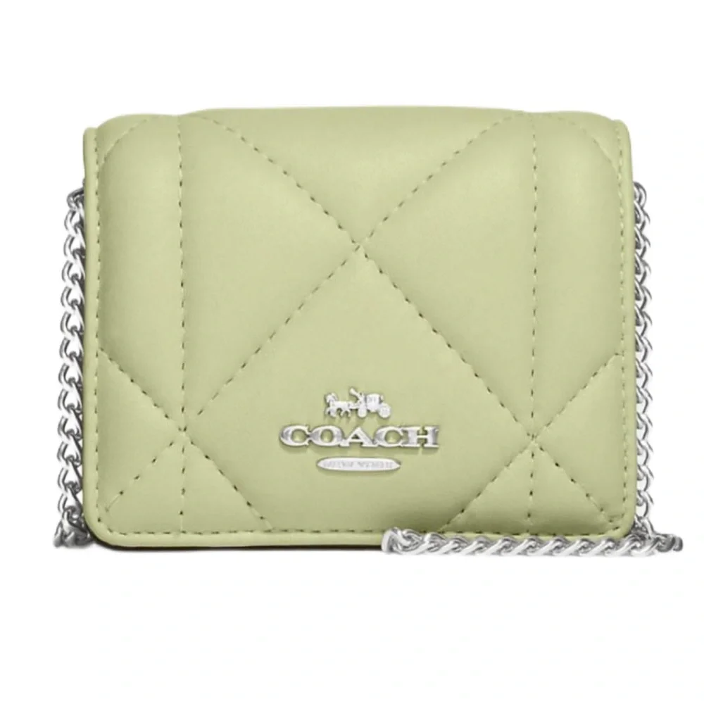 Coach Quilted Crossbody Bag - Light Green